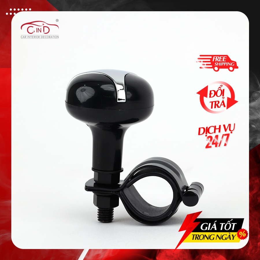 Tay Quay Trợ Lực Vô Lăng Ô Tô CIND JM-7603B Màu Đen -