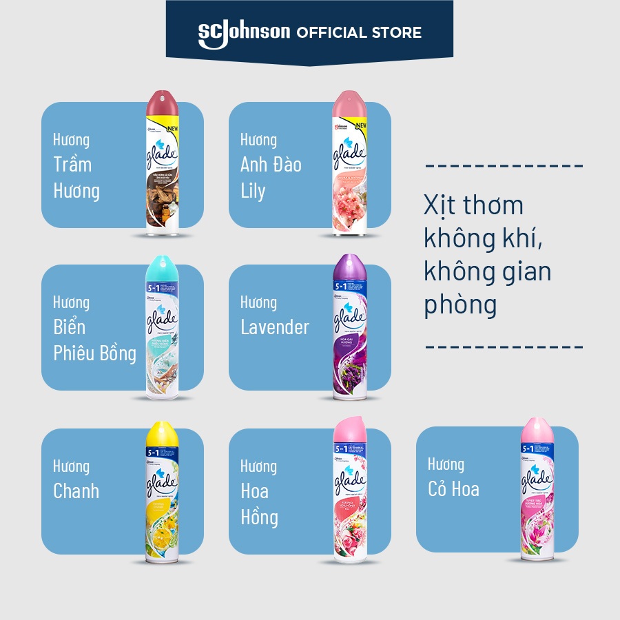 Ảnh GLADE Xịt Thơm Phòng Hương Hoa Hồng 280ml 3