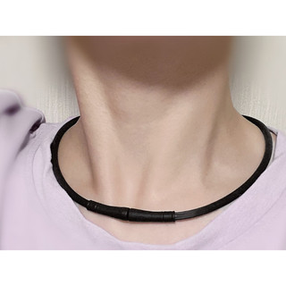 Vòng Từ Tính Giảm Đau Mỏi Cổ Vai Gáy, Thoái Hóa PIP Magneloop MAX Nhật Bản (Màu Đen 45cm ~ 60cm)