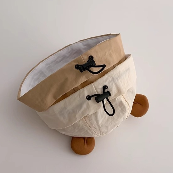 Mũ Beanie MŨ NỒI Thêu Hình Gấu Dễ Thương Phong Cách Híp Hốp Thời Trang Cho Bé Yêu mesocshop