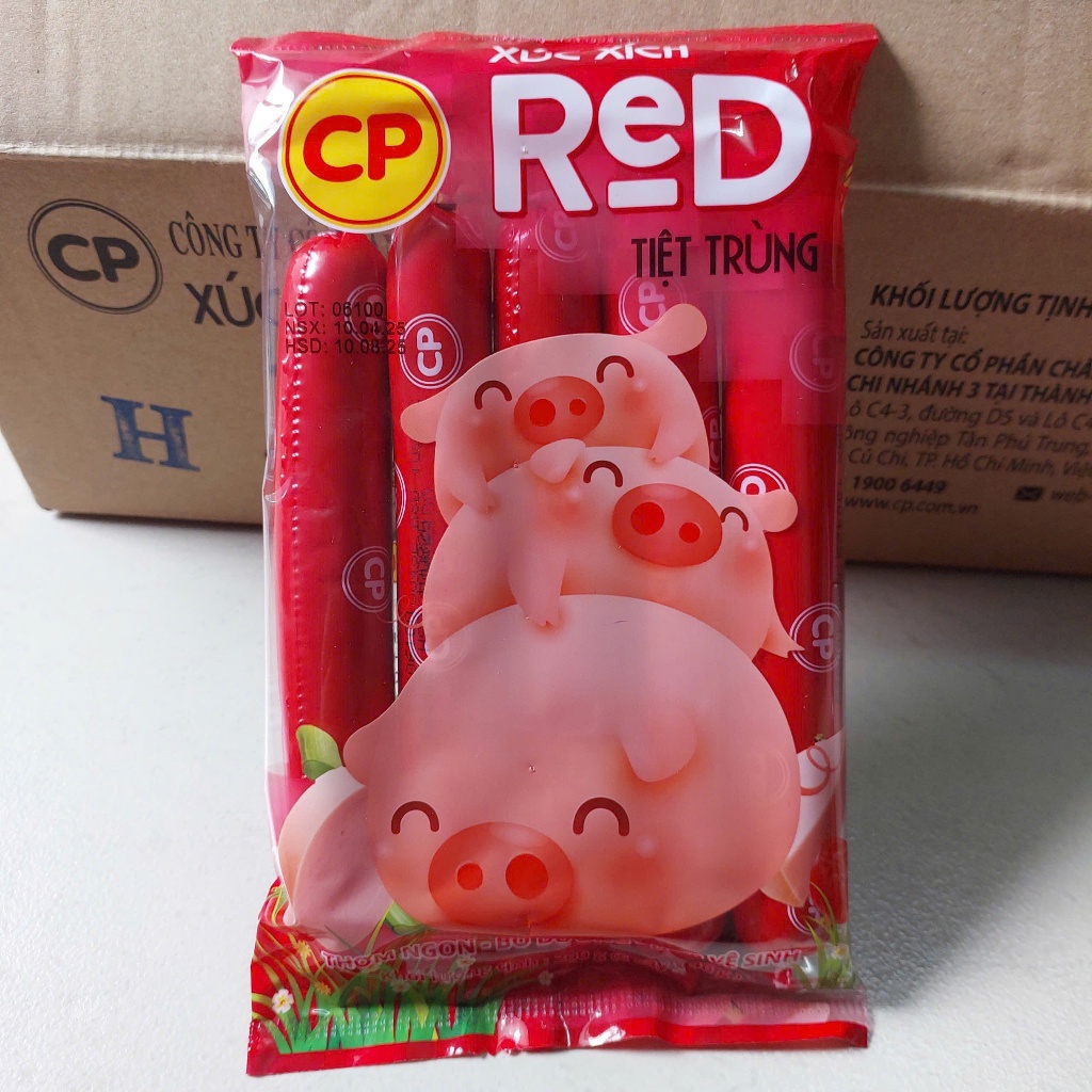 Xúc Xích Tiệt Trùng CP gói 100g