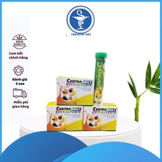 [ 3 CENTRA DAILY + 1 SỦI ACTISO] Combo Bổ sung vitamin và khoáng chất cho cơ thể, hỗ trợ tăng đề kháng, căng thẳng