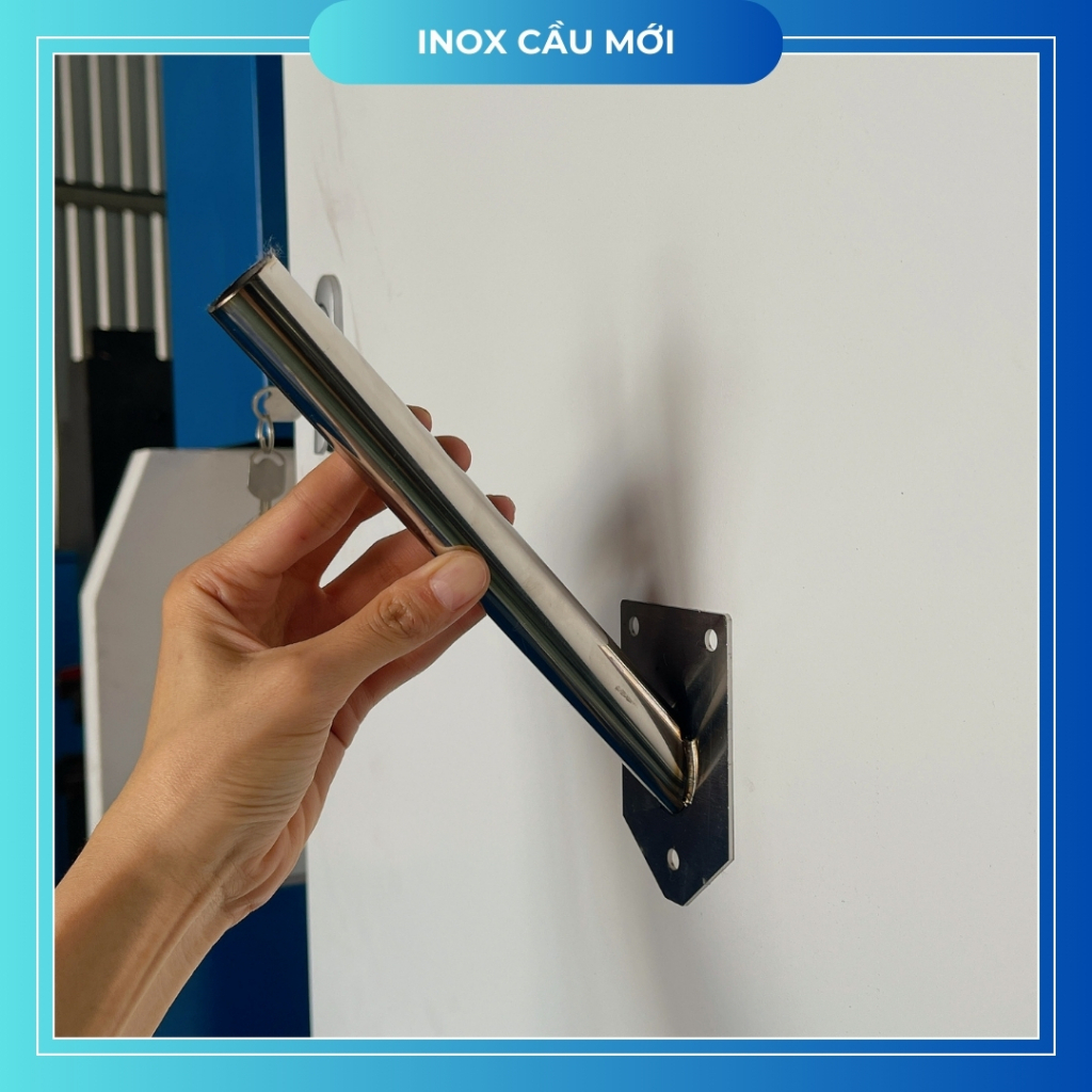 Giá treo cờ Tổ quốc inox 304, hàng chất lượng cao, gia công trực tiếp tại xưởng inox