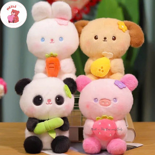 ( TẶNG QUÀ SET 10 KHẨU TRANG ) Gấu Bông Bộ 4 Gấu Trúc, Heo, Cún, Thỏ, Hàng Cao Cấp Mềm Mịn, Quà Tặng Đáng Yêu MEILI STOR