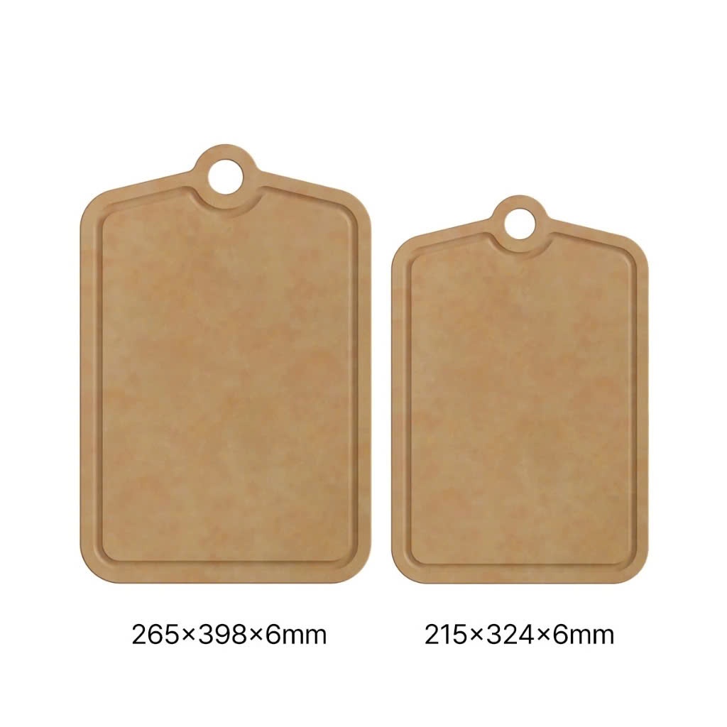 Thớt Sợi Gỗ LocknLock Wood Fiber Cutting Board CKD088LBRW CKD089LBRW Chống Trượt Có Rãnh Giữ Nước