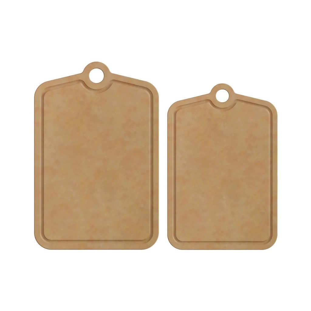 Thớt Sợi Gỗ LocknLock Wood Fiber Cutting Board CKD088LBRW CKD089LBRW Chống Trượt Có Rãnh Giữ Nước
