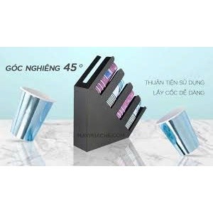 Khay Úp Cốc Nghiêng Nhựa Takeaway – Thoát Nước Nhanh, Giữ Cốc Sạch Khô