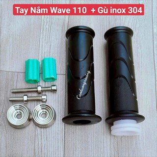 Bao tay wave rsx , wave 110 kem gù inox 304 - caoduongracing