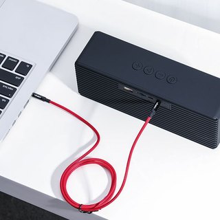 Dây Cáp AUX Âm Thanh Jack 3.5mm Dài 100cm Dùng Để Kết Nối Kết Nối Điện Thoại, Laptop, Máy Tính Bảng