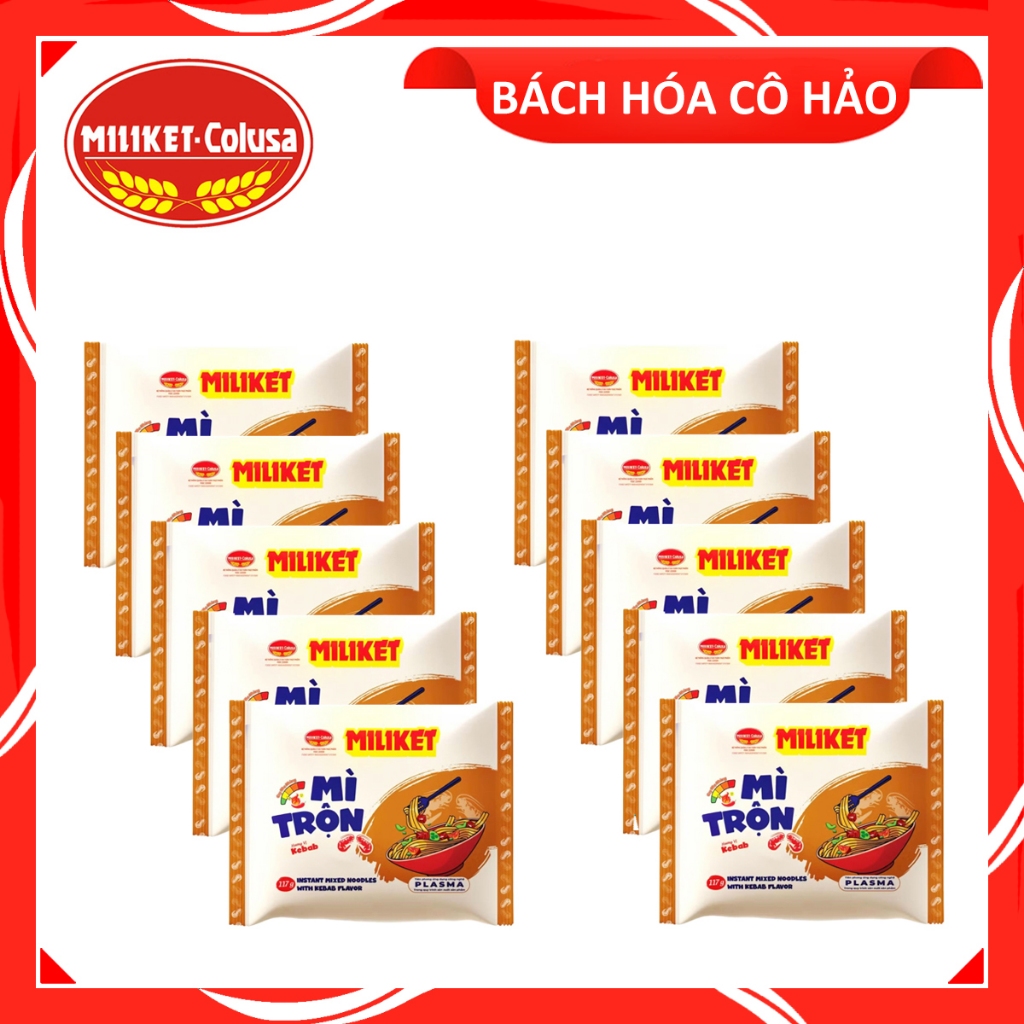 COMBO 10 GÓI MÌ TRỘN HƯƠNG VỊ KEBAB INSTANT MIXED NOODLES WITH KEBAB ...