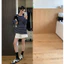 Quần Short Kaki Nữ Suông Ống Rộng Cạp Chun Dây Rút Quần Kaki Cạp Chun Nữ Form Ngắn Trên Gối