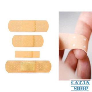 Hộp 100 Miếng Băng Keo Cá Nhân Bảo Vệ Các Vết Thương, Hộp Băng Cá Nhân 4 Kích Cỡ Aid Plus- GD904-BCNtrangdo