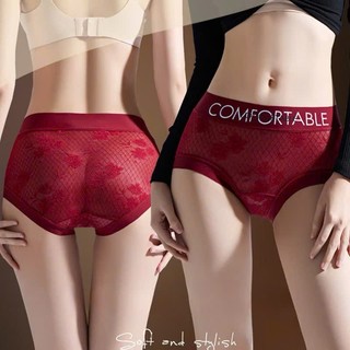 Combo 10 Quần Lót Nữ Phối Ren Mềm Mại Cạp Vừa Size M L XL Từ 38 Đến 68kg