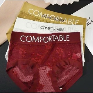 Combo 10 Quần Lót Nữ Phối Ren Mềm Mại Cạp Vừa Size M L XL Từ 38 Đến 68kg