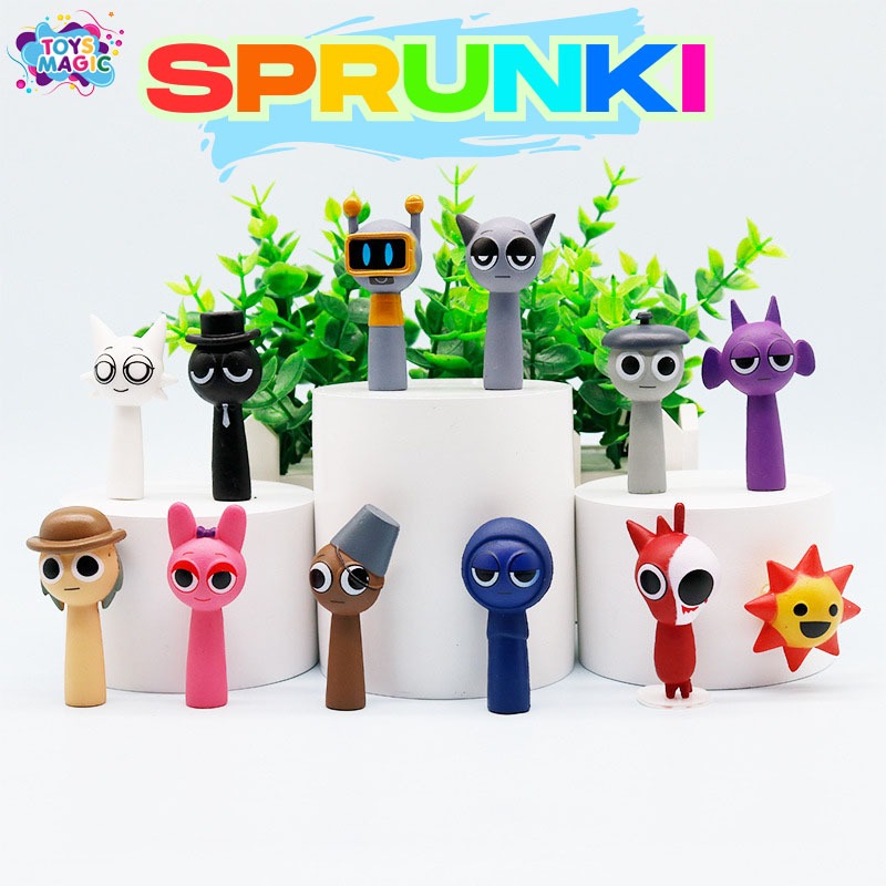 Đồ Chơi Sprunki Incredibox Set 8/12/48 Cái - Đồ Chơi Vô Tri Nhân Vật ...