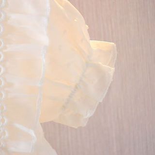 Váy công chúa váy bé gái ngắn tay 7-12kg phối ren bèo dễ thương D1102 Bí Ngô Nhỏ