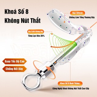 Trục Câu Đài Không Nút Thắt Định Kiếm Dây Trục Câu Cá Cao Cấp Tăng 20% Lực Kéo