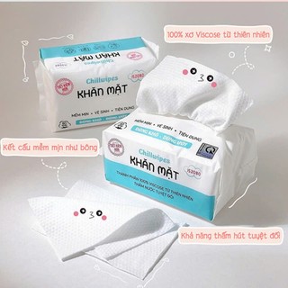 Khăn mặt khô Chillwipes dùng 1 lần lau khô, lau ướt