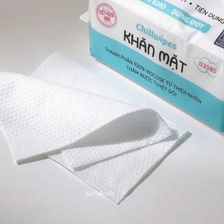 Khăn mặt khô Chillwipes dùng 1 lần lau khô, lau ướt