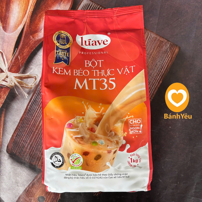 🌟 BỘT KEM BÉO THỰC VẬT MT35 – VỊ BÉO NGON MỊN MÀNG CHUẨN TRÀ SỮA QUÁN!