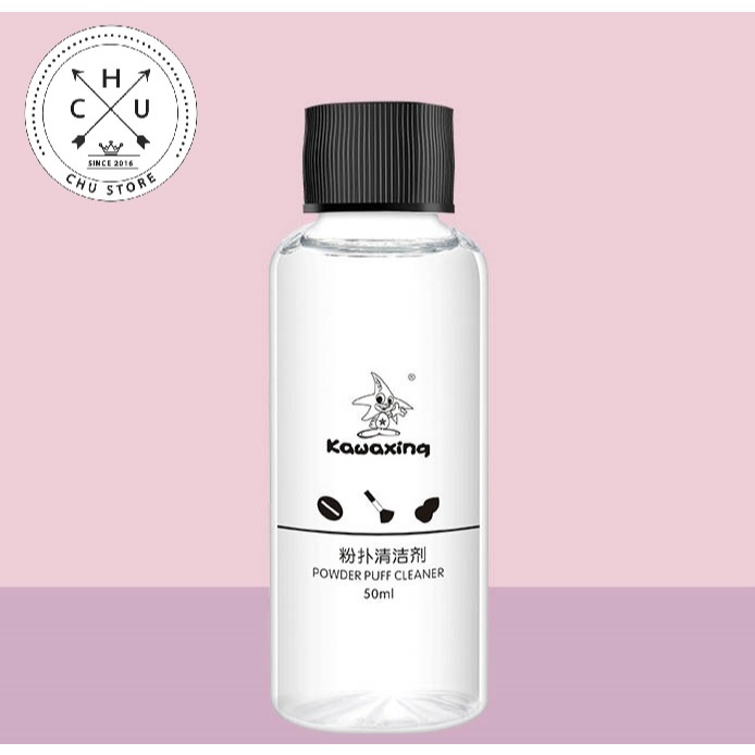 [Free Ship] Chai Nước Rửa Cọ Kawaxing 50ml Powder Puff Cleaner, Nước ...