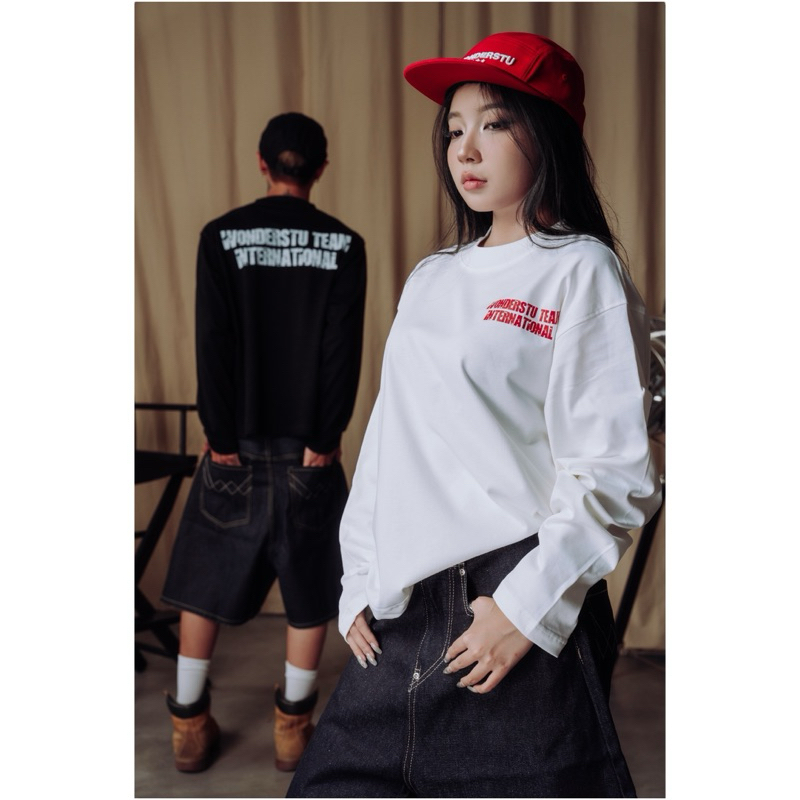 ÁO THUN TAY DÀI FORM BOXY " WONDERSTU TEAM LONG SLEEVE" WONDERSTU - UNISEX COTTON 260GSM