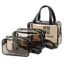 Set Túi Đựng Mỹ Phẩm Trong Suốt 3 Size-Túi Du Lịch Chống Thấm Nước Gấp Gọn - COMBO 3 TÚI TRONG SUỐT ĐỰNG ĐỒ TRANG ĐIỂM
