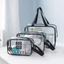 Set Túi Đựng Mỹ Phẩm Trong Suốt 3 Size-Túi Du Lịch Chống Thấm Nước Gấp Gọn - COMBO 3 TÚI TRONG SUỐT ĐỰNG ĐỒ TRANG ĐIỂM