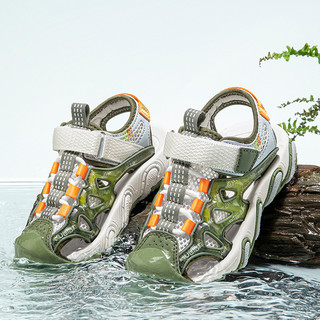 Sandal HOBIBEAR E1205 Green quai dán, dép quai hậu 3 quai có đế EVA chống trơn trượt