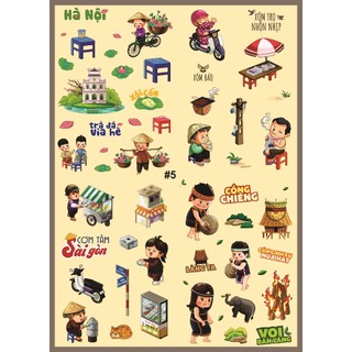 Sticker Giải Phóng Miền Nam 30/4, Bản sắc Việt Nam, Trang trí vật dụng, Dán điện thoại