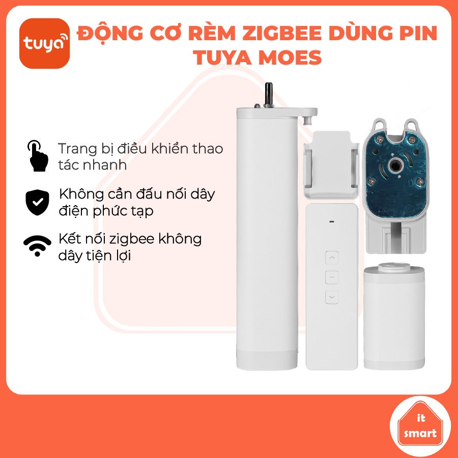 Động cơ rèm Zigbee Tuya MOES