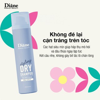 Dầu gội khô làm phồng tóc tạo kiểu Diane Styling Dry Shampoo Volume Up 95g + Mascara Chuốt tóc
