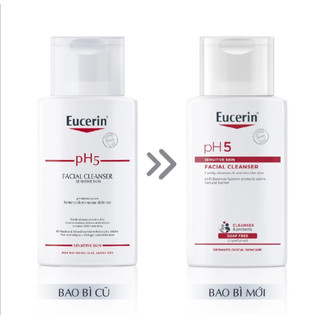 Sữa Rửa Mặt Eucerin Dịu Nhẹ Cho Da Nhạy Cảm pH5 Facial Cleanser Sensitive Skin (100ml/400ml)