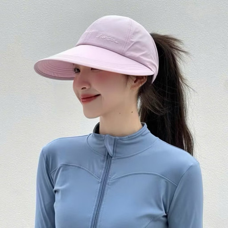 Mũ bóng chày Mũ chống nắng nửa đầu thể gập lại và điều chỉnh, Mũ lưỡi trai rộng vành upf 50+