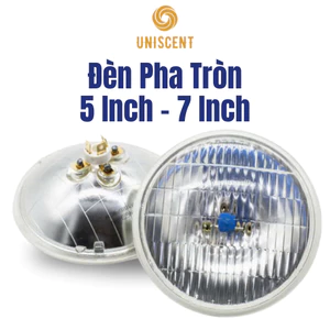 Đèn Pha Xe Đầu Kéo Mỹ Tròn 5inch - 7inch 100/130W - LISSEM Made In Korea (Giá 1 Cái)