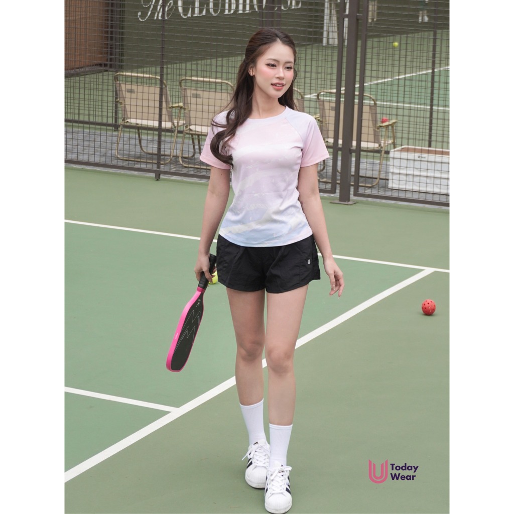 Ảnh Quần đùi thể thao nữ Gina Short Today U Wear co giãn thoáng mát 4