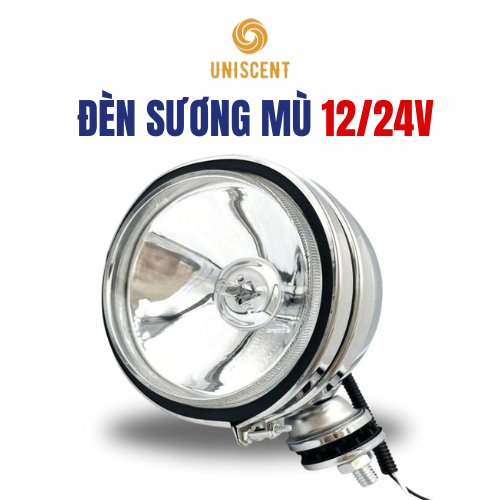 (Thay Bóng Được) Đèn Pha Tròn Xe Cơ Giới/ Đèn Pha Máy Xúc/ Máy Ủi/ Ô Tô Tàu Bè Xài Bóng H3 LISSEM
