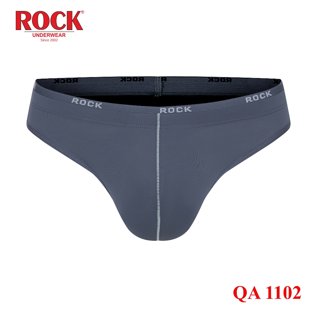 Quần Lót Nam ROCK UNDERWEAR 1102 Thun Lạnh Co Dãn 4 Chiều, Quần Sịp Nam Cao Cấp Xịn Thấm Hút Mồ Hôi, Vận Động Thoải Mái