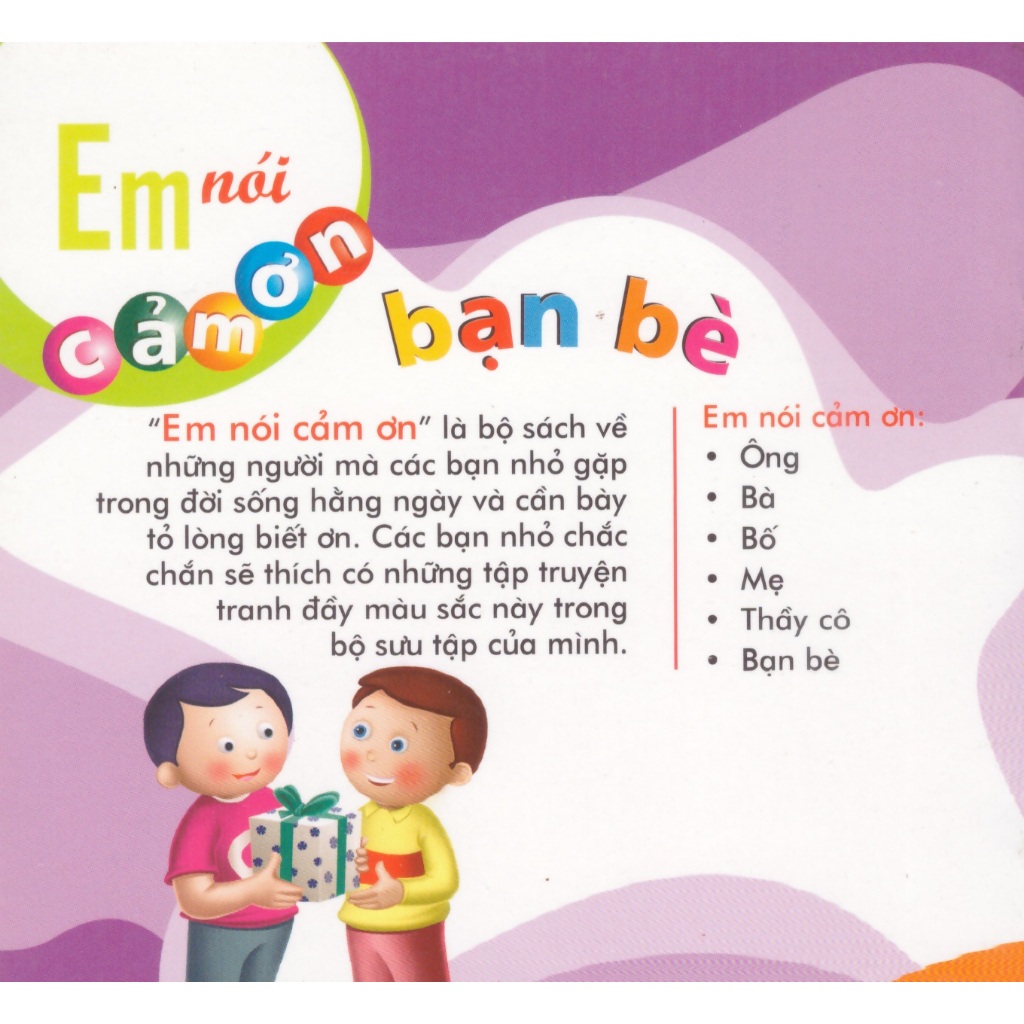 Sách Em nói cảm ơn bạn bè