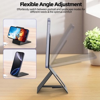 Giá đỡ điện thoại di động từ tính vô hình siêu mỏng có thể gập lại Goojodoq phù hợp vớiXiaomi Huawei
