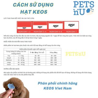 [PP CHÍNH HÃNG] Hạt Keos cho Chó trưởng thành, vị Gà Rau củ (400gr) – KM SỐC! LÊN ĐƠN LÀ CÓ QUÀ