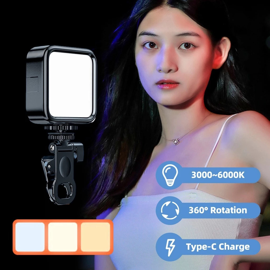 [🚛Free shipping]Đèn Led Selfie Hỗ Trợ Ánh Sáng Chụp Ảnh Quay Video Kẹp Lên Điện Thoại Ipad Máy Ảnh | BigBuy360 - bigbuy360.vn
