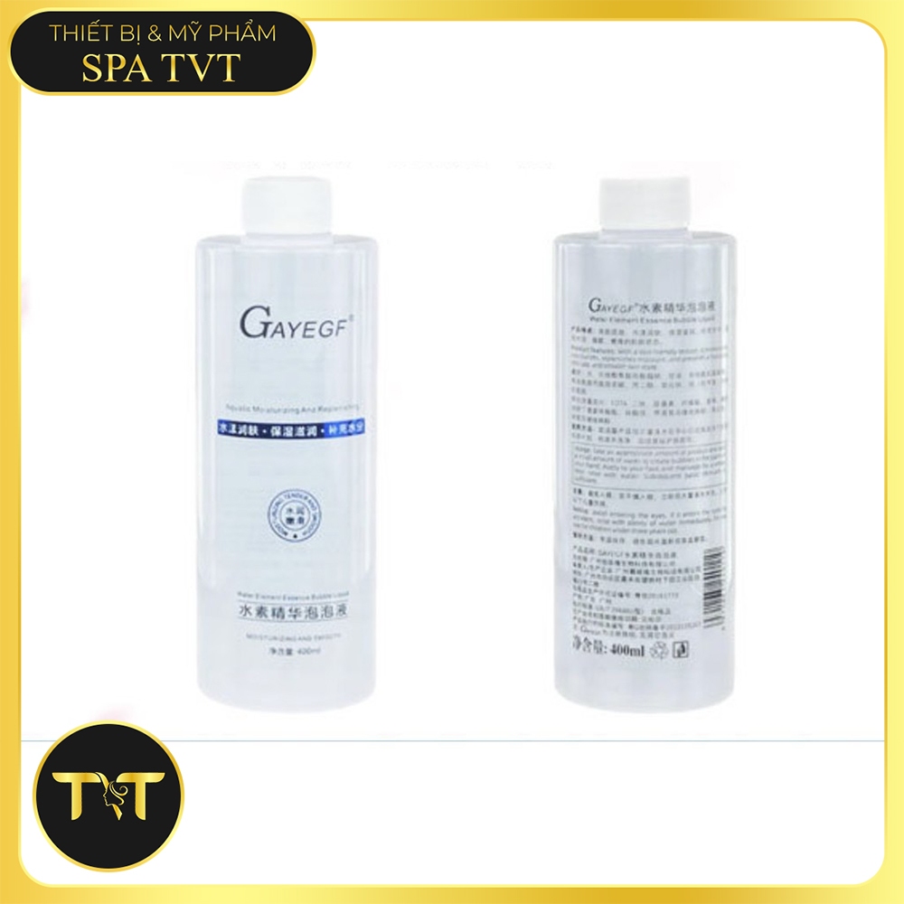 CHAI TẠO BỌT 400ML CHO MÁY TẠO BỌT, TẠO BỌT MỊN LÀM SẠCH SÂU LỖ CHÂN LÔNG DÙNG CHO SPA