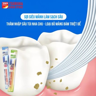Bộ 3 Bàn Chải Đánh Răng Lông Mềm Ngừa Viêm Nha Chu Sâu Răng KURASHI RHYTHM