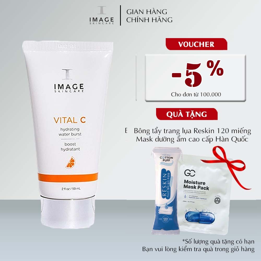Ảnh Gel Dưỡng Ẩm Da Cho Da Khô, Dưỡng Da Mềm Mịn IMAGE Skincare Vital C Hydrating Water Burst 59ml 1