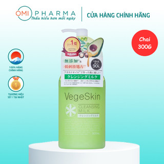 Sữa Tẩy Trang Chiết Xuất Rau Củ Vegeskin Nhật Bản (Chai 300ml)