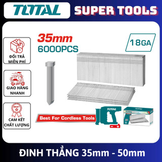 TOTAL Đinh thẳng 35mm - 50mm TAC918356 & TAC918506 Thích hợp cho TCBNLI3505, TCBNLI3508,  TCBNLI5005, TCBNLI5008