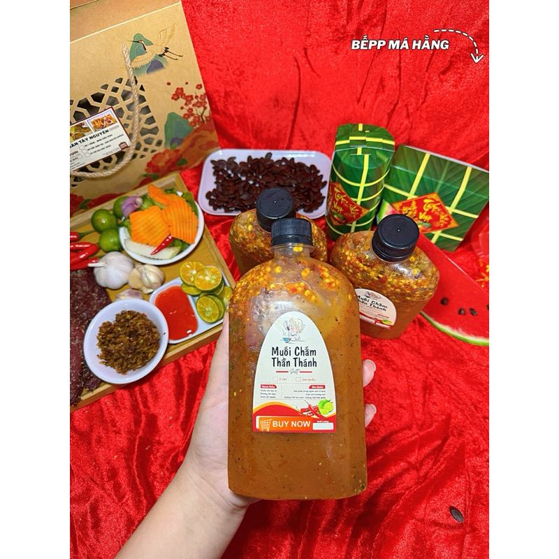 Muối chấm thần thánh- chấm siêu dính-Dùng chấm hải sản, chấm đồ nướng, chấm đồ luộc hấp siêu ngon.