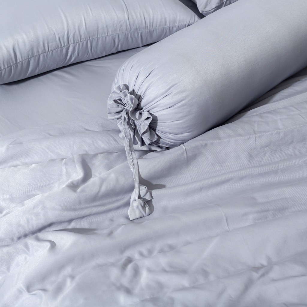Bộ Chăn Ga Gối 5 Món Gòn Bedding Lụa Tencel Viscose Cao Cấp Màu Trơn 1m6x2m | 1m8x2m