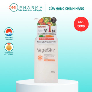 Gel Dưỡng Ẩm Chiết Xuất Rau Củ Thuần Chay Vegeskin Nhật Bản (Chai 500ml)